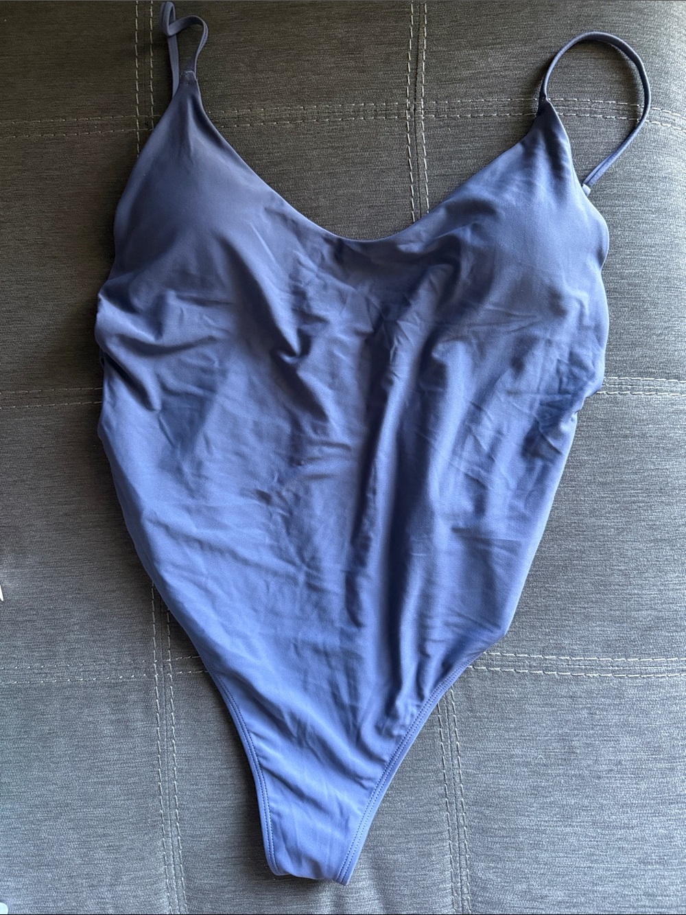 Like New Blue Aerie Cut Out One Piece Bathing Suit